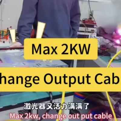 Max 2KW Laser Repair-Change Output Cable