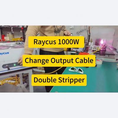 Raycus 1000W Laser Repair-Change Output Cable and Double Stripper
